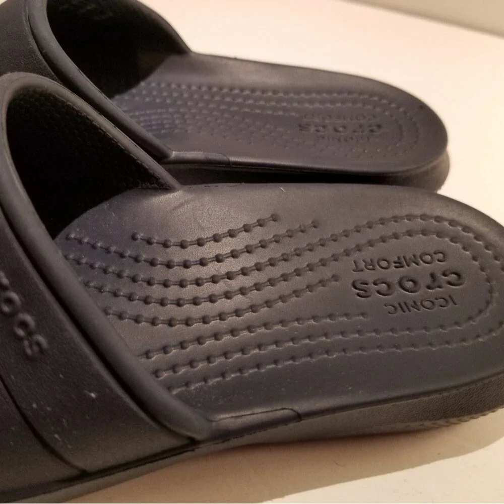 Crocs Sandals Slides Unisex Navy Blue Size 1